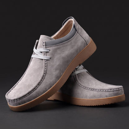 Montclair Hand-Stitched Suede Moc