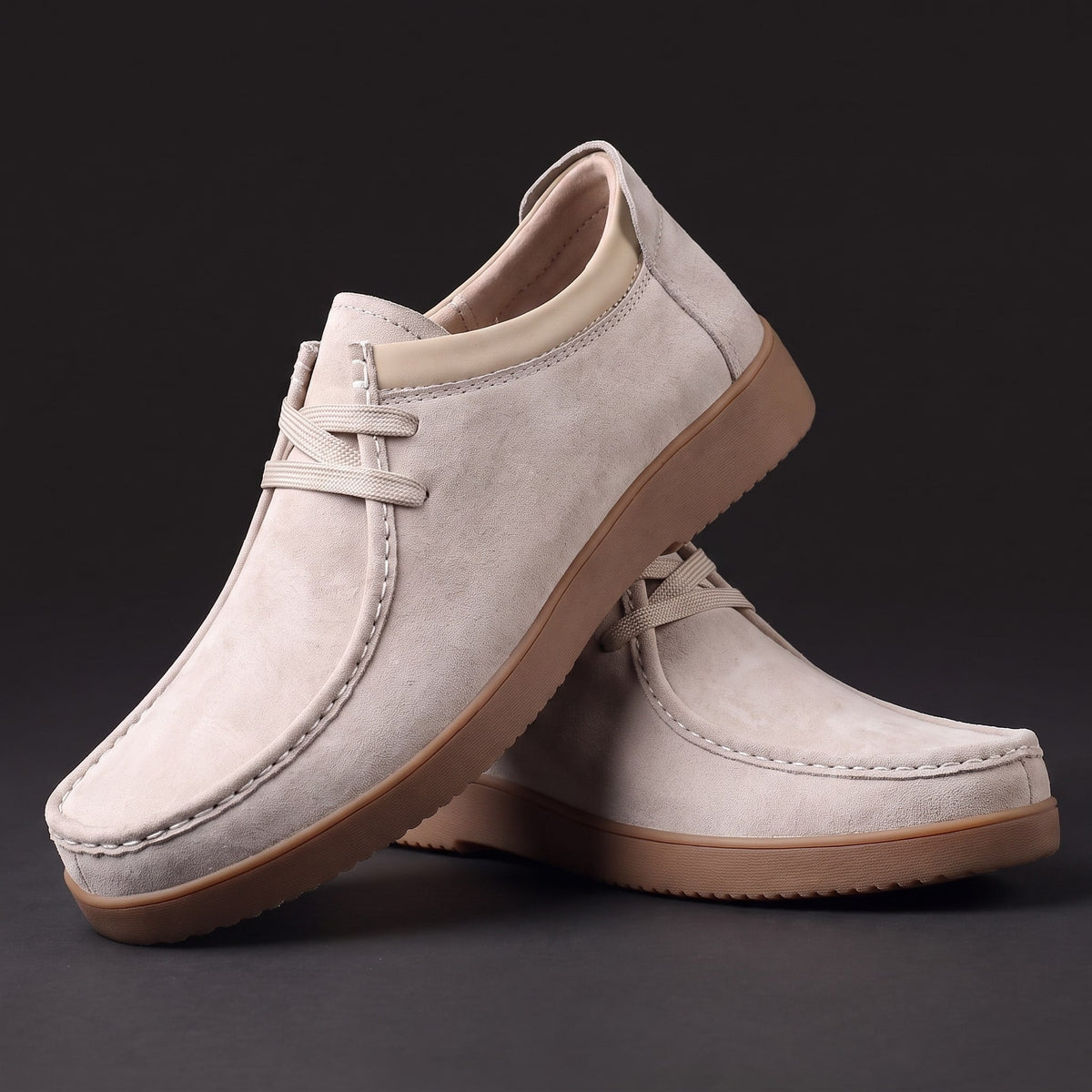 Montclair Hand-Stitched Suede Moc
