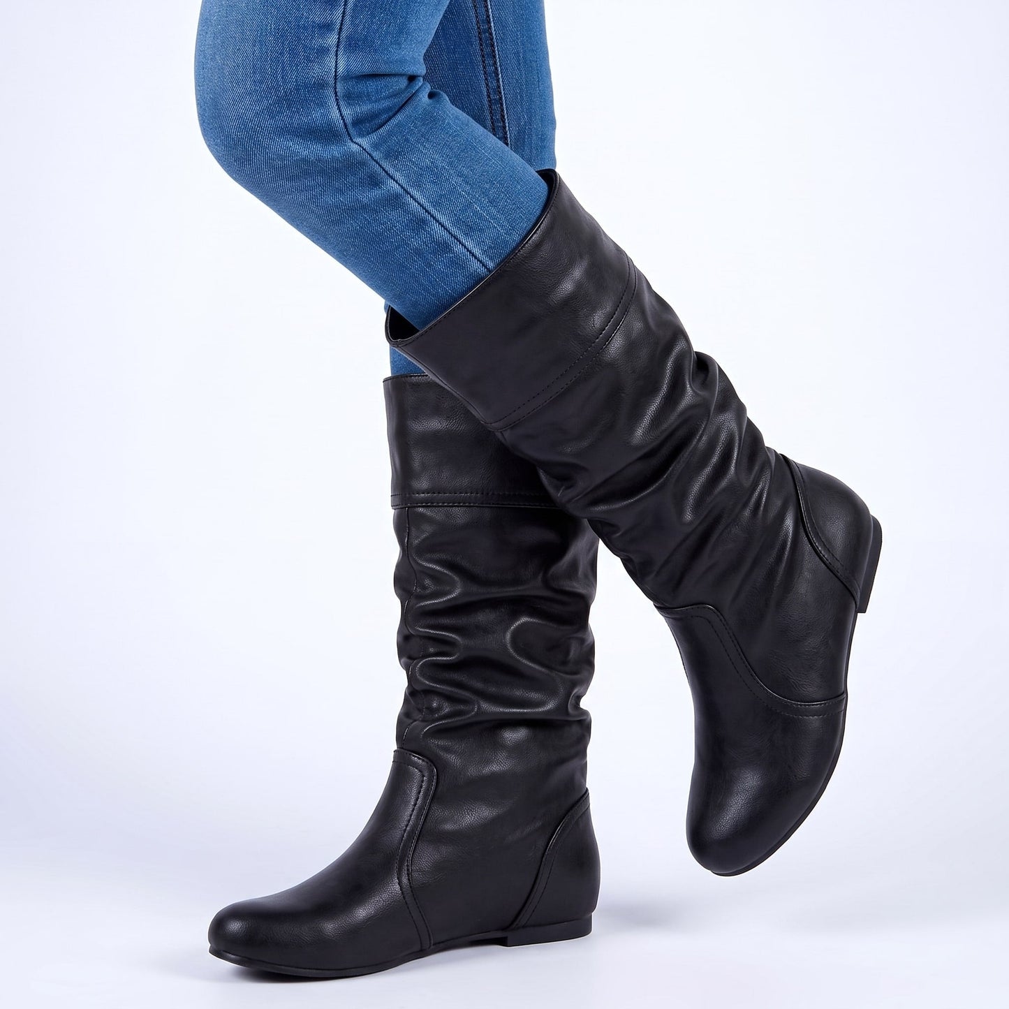 Vellona Slouch Knee-High Boots