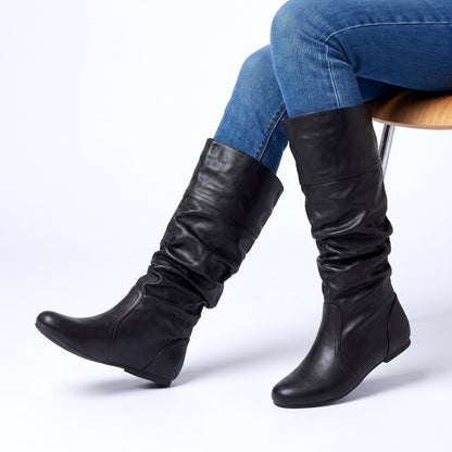 Vellona Slouch Knee-High Boots