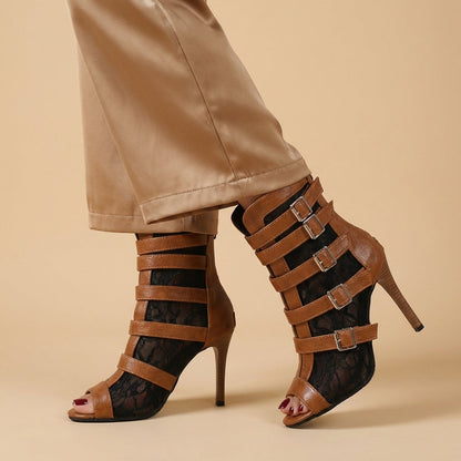 Aria Multi-Buckle Evening Boots