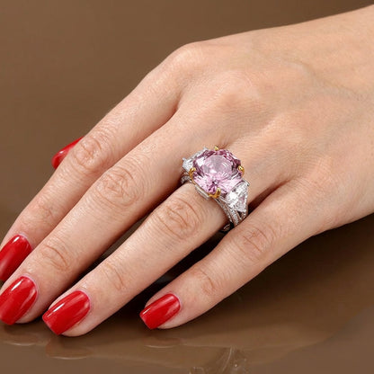 Aegean Cushion-Cut Trilogy Ring