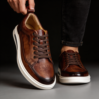 Indigo Patina Court Sneaker