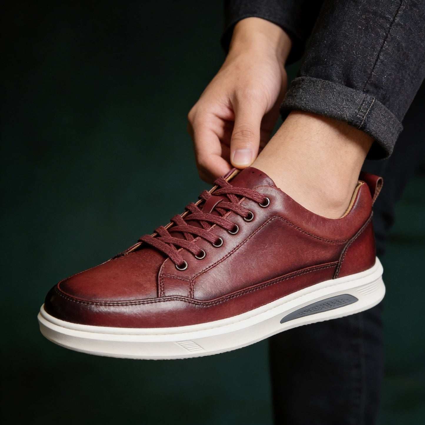 Indigo Patina Court Sneaker