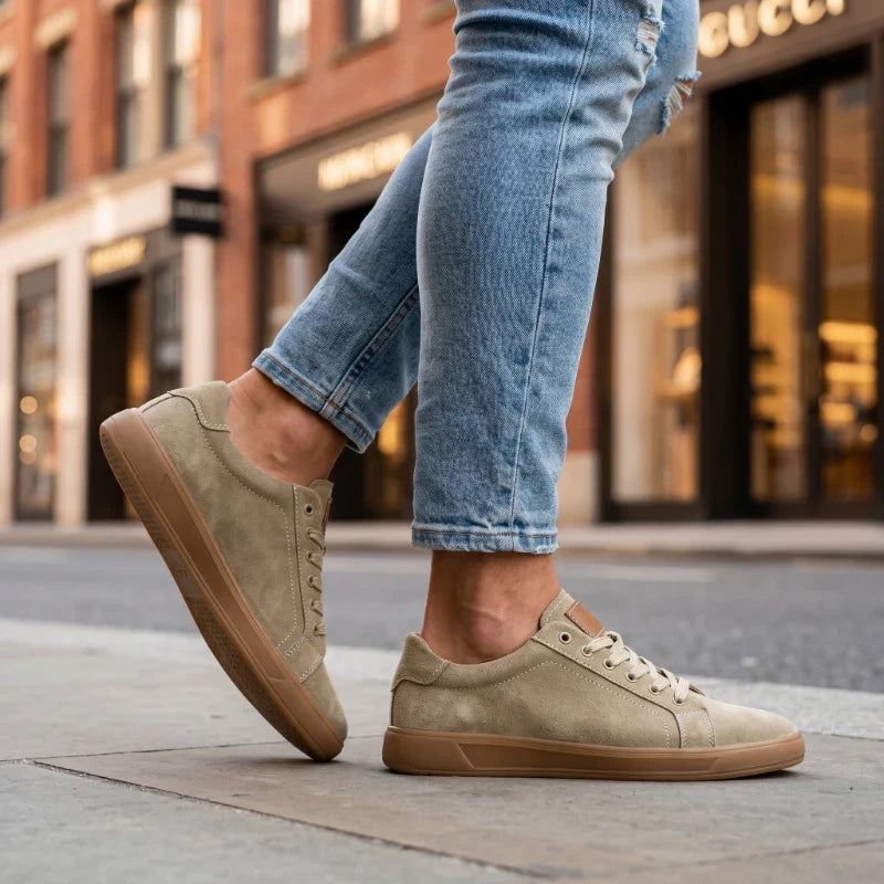 Dune Sable Suede Trainer