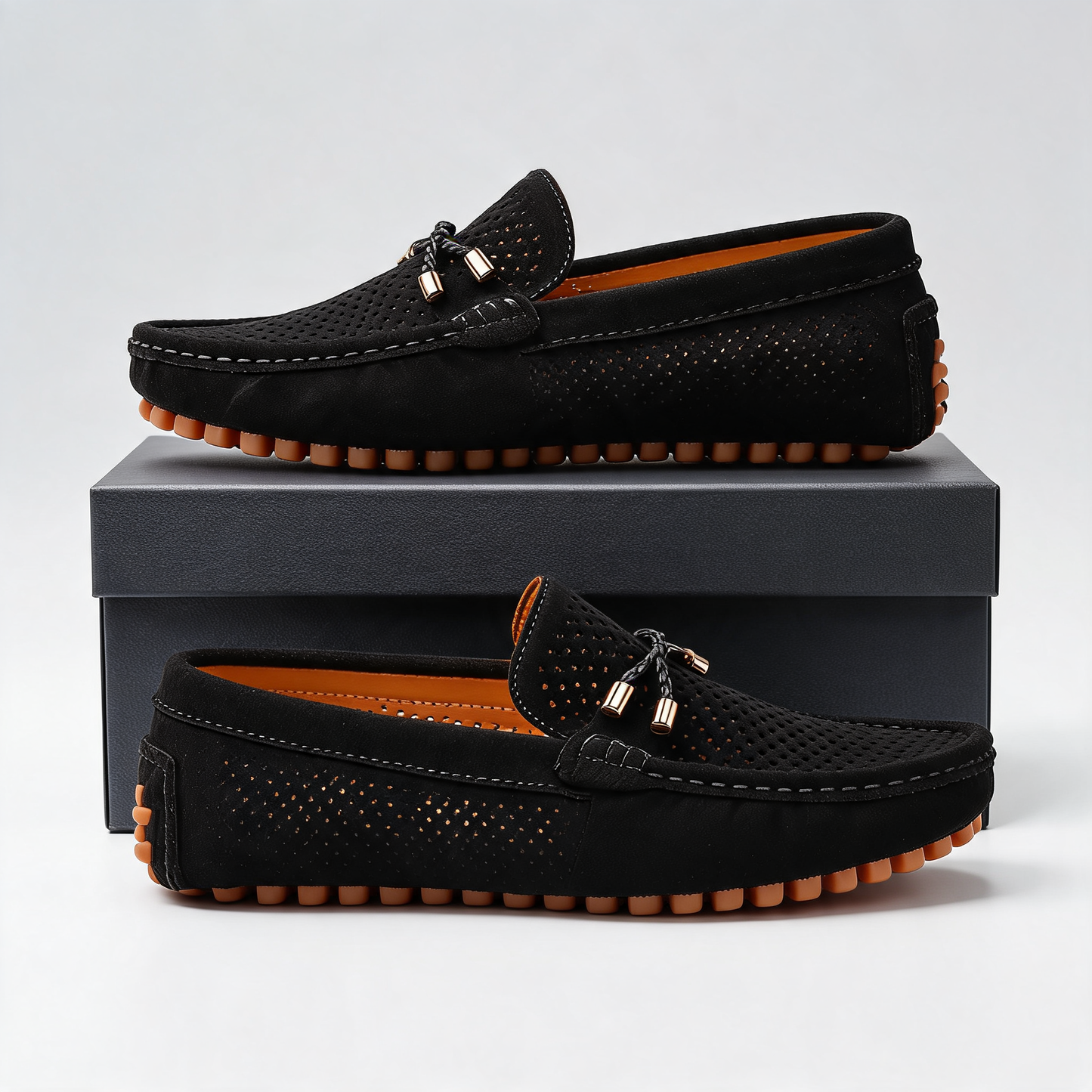 Riviera Suede Tassel Loafers