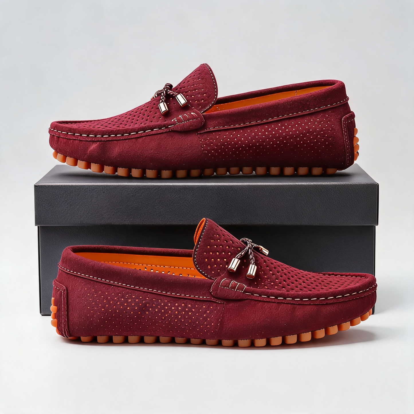 Riviera Suede Tassel Loafers