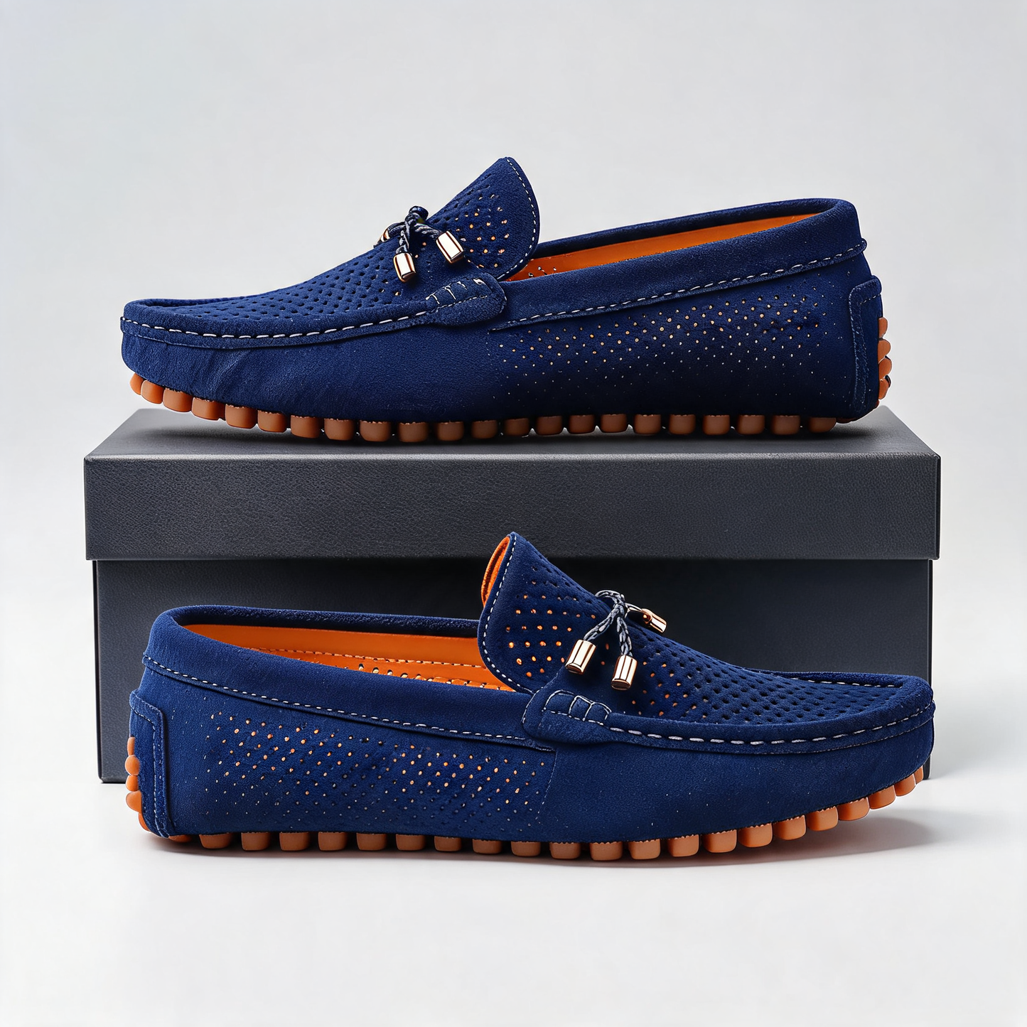 Riviera Suede Tassel Loafers