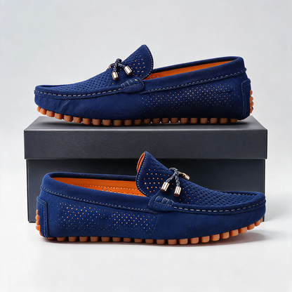 Riviera Suede Tassel Loafers