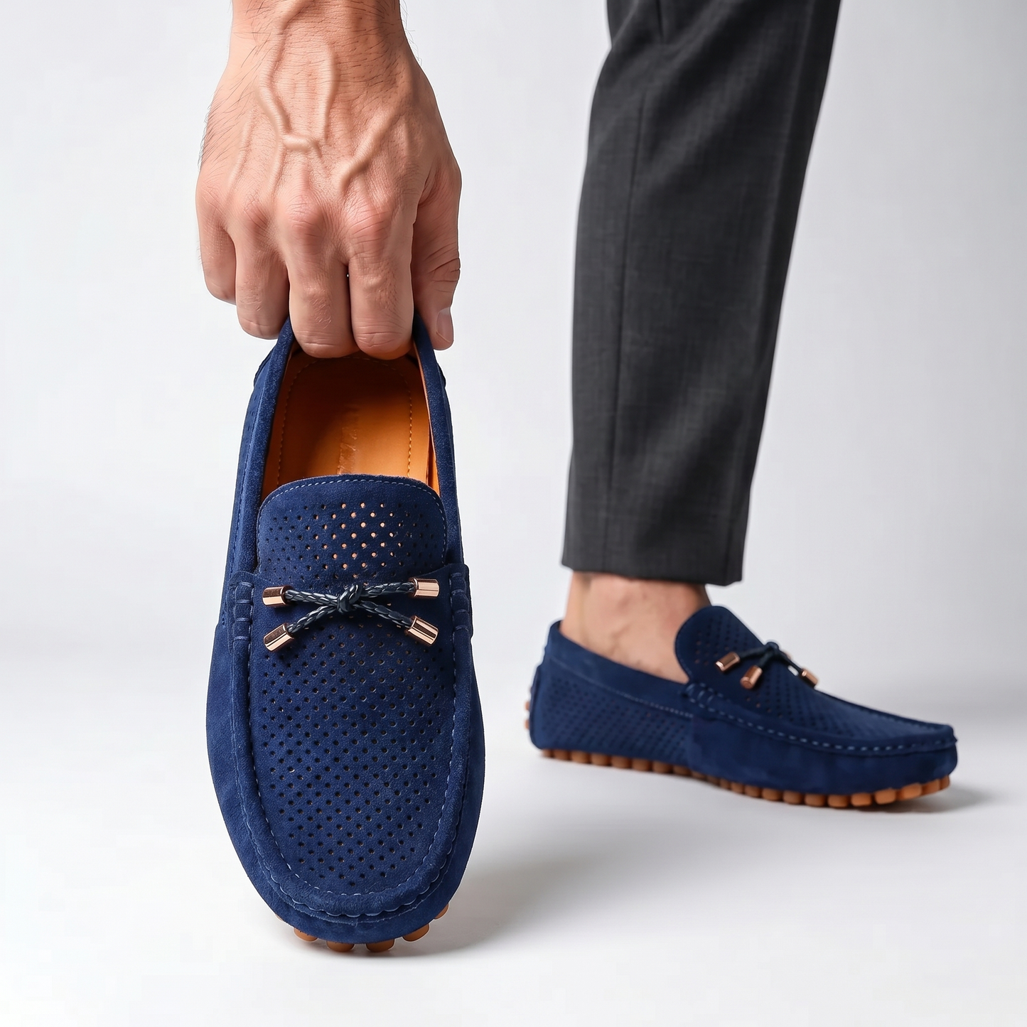 Riviera Suede Tassel Loafers