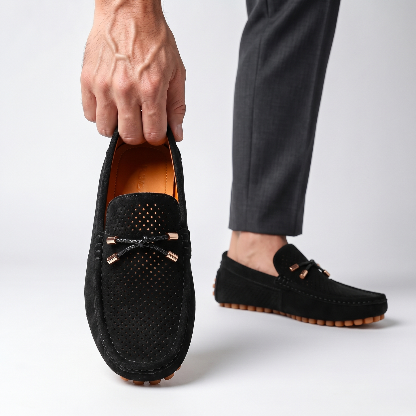 Riviera Suede Tassel Loafers