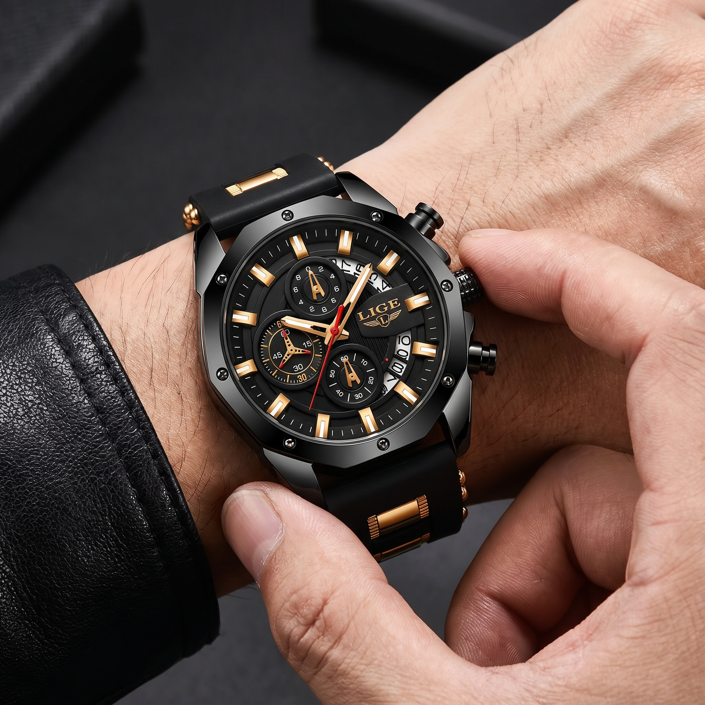 Noir Prestige Sport Watch