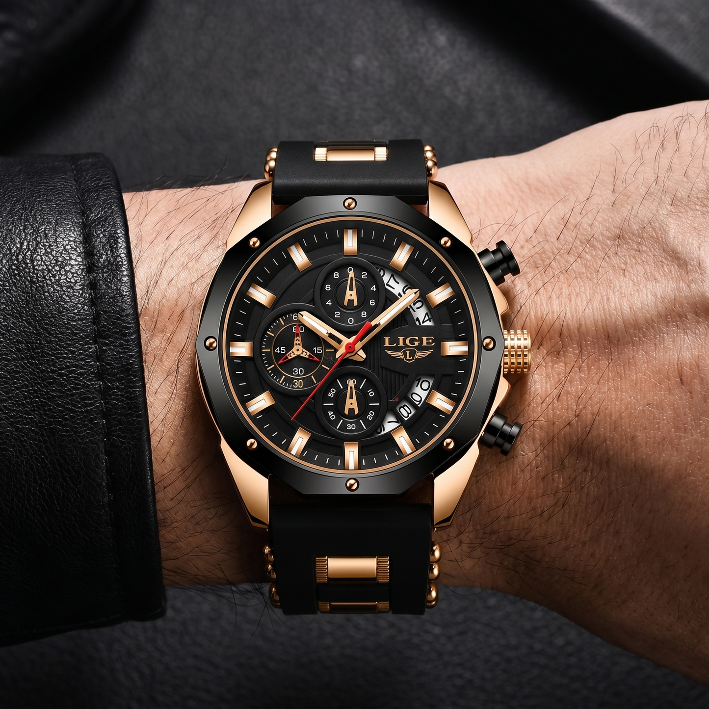 Noir Prestige Sport Watch