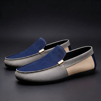 Monte Carlo Tri-Tone Suede Loafer