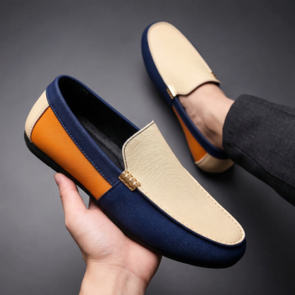 Monte Carlo Tri-Tone Suede Loafer