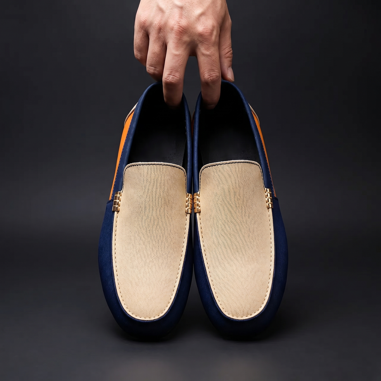 Monte Carlo Tri-Tone Suede Loafer