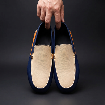 Monte Carlo Tri-Tone Suede Loafer