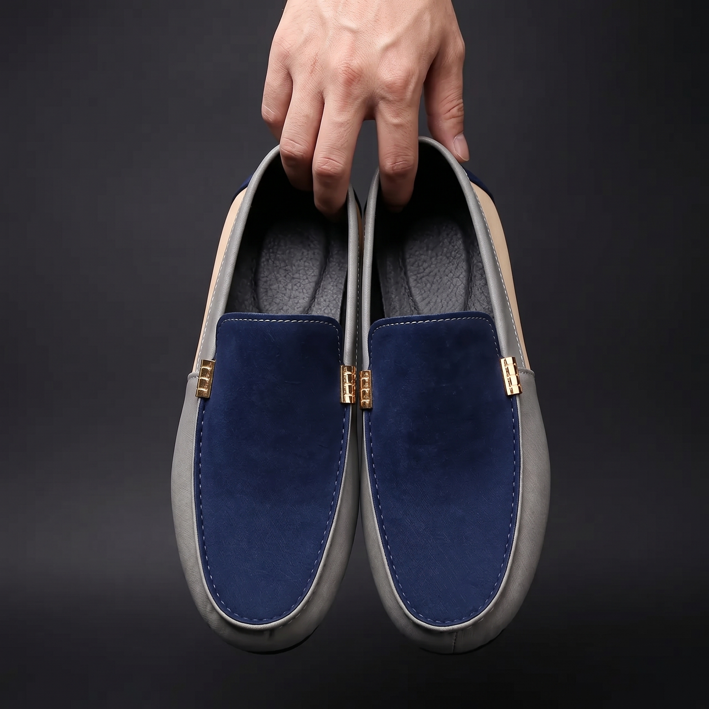 Monte Carlo Tri-Tone Suede Loafer