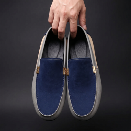 Monte Carlo Tri-Tone Suede Loafer