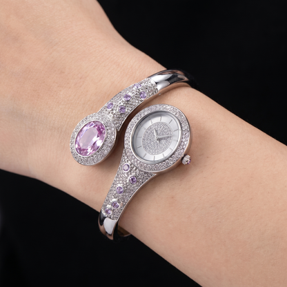 Crystal Bangle Watch