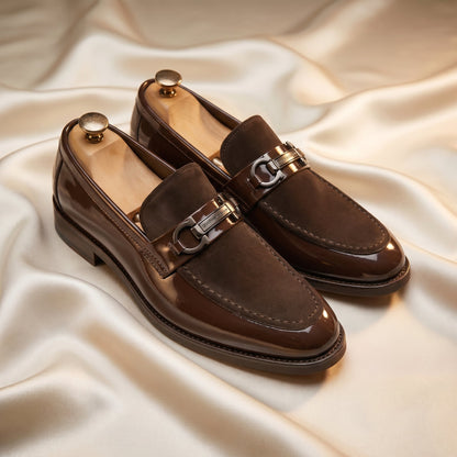 Onyx Dual Gunmetal Bit Loafer