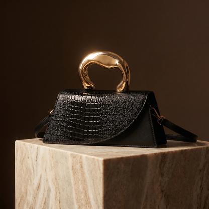 Azure Curve Handbag