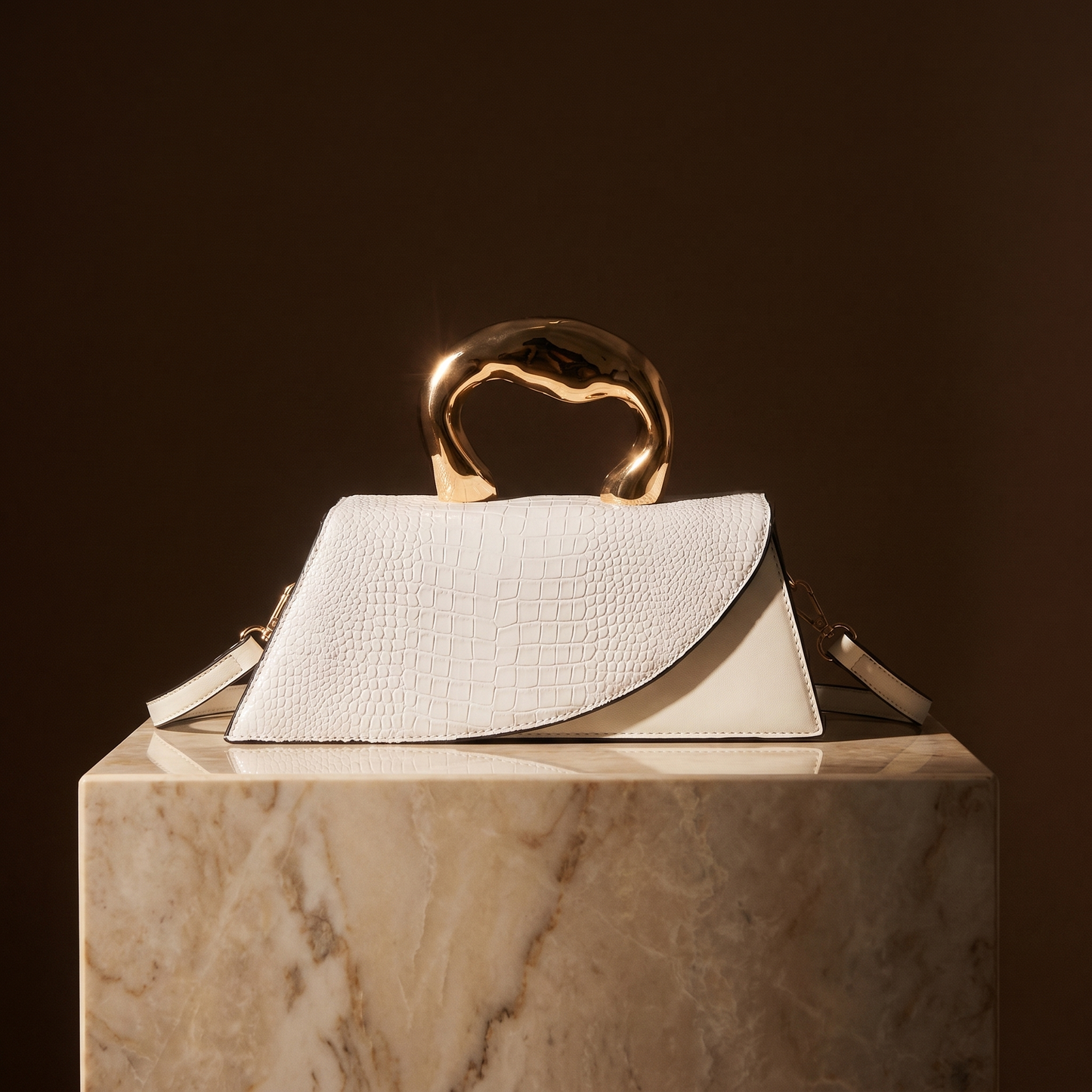 Azure Curve Handbag