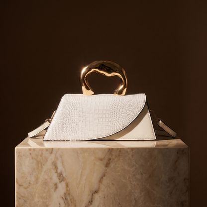 Azure Curve Handbag