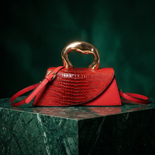 Azure Curve Handbag