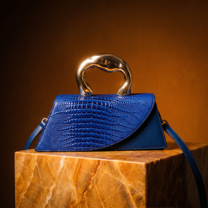 Azure Curve Handbag