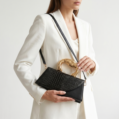 Azure Curve Handbag