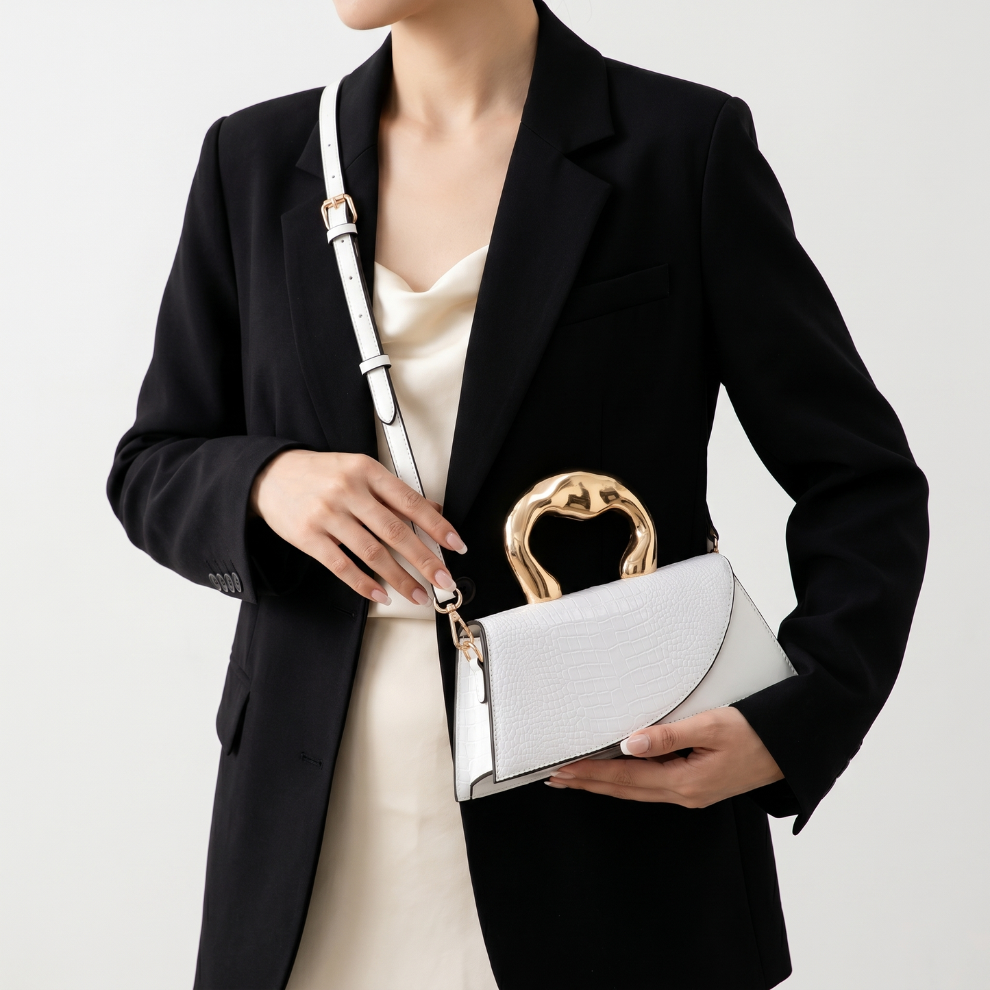 Azure Curve Handbag