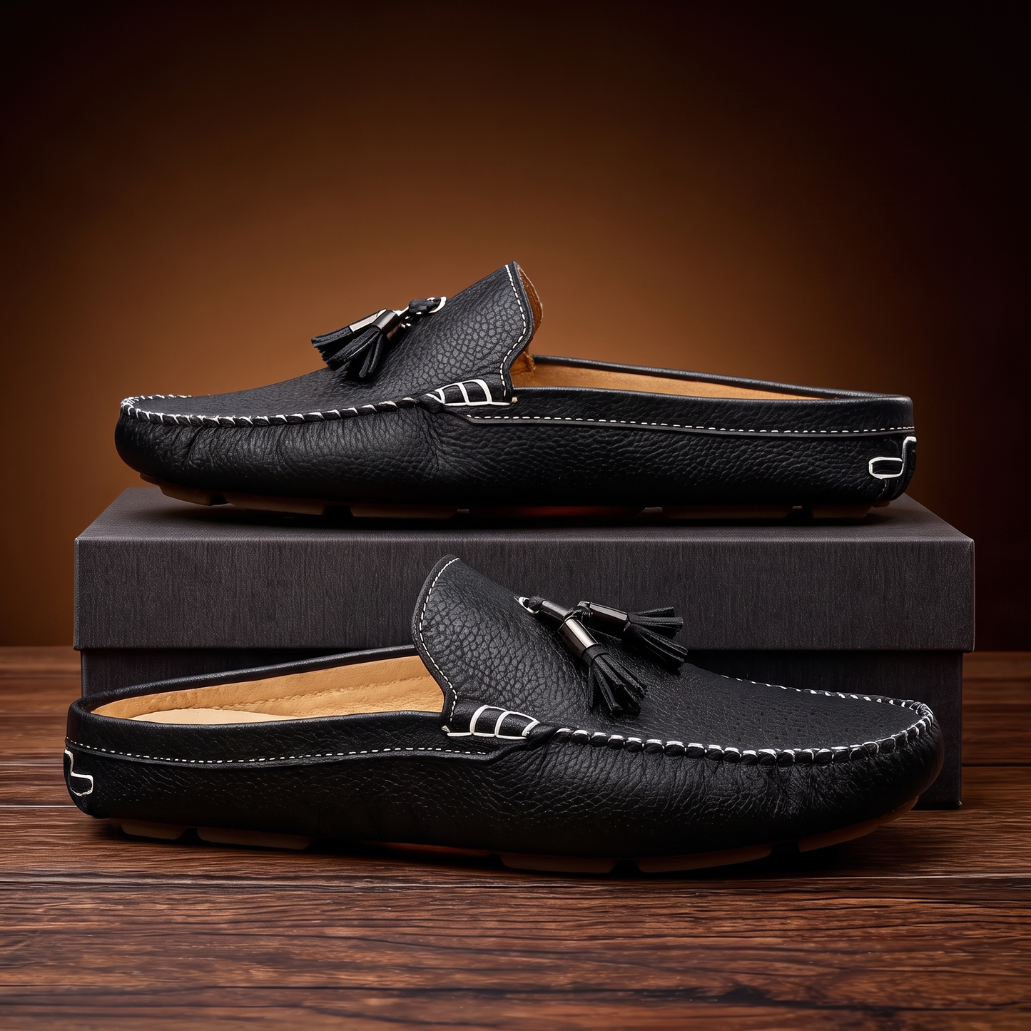 Cavendish Driving Loafer Mules