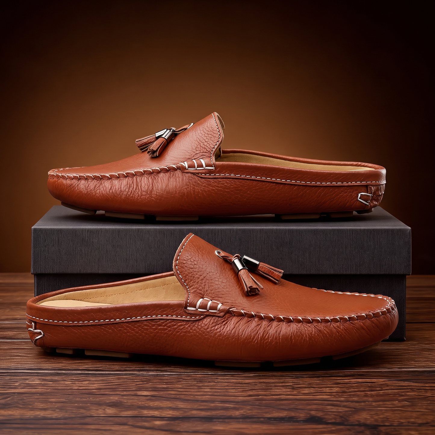 Cavendish Driving Loafer Mules