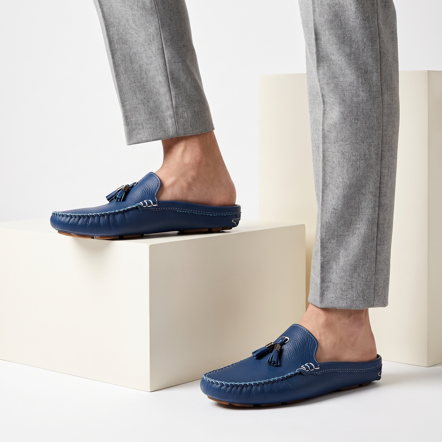 Cavendish Driving Loafer Mules