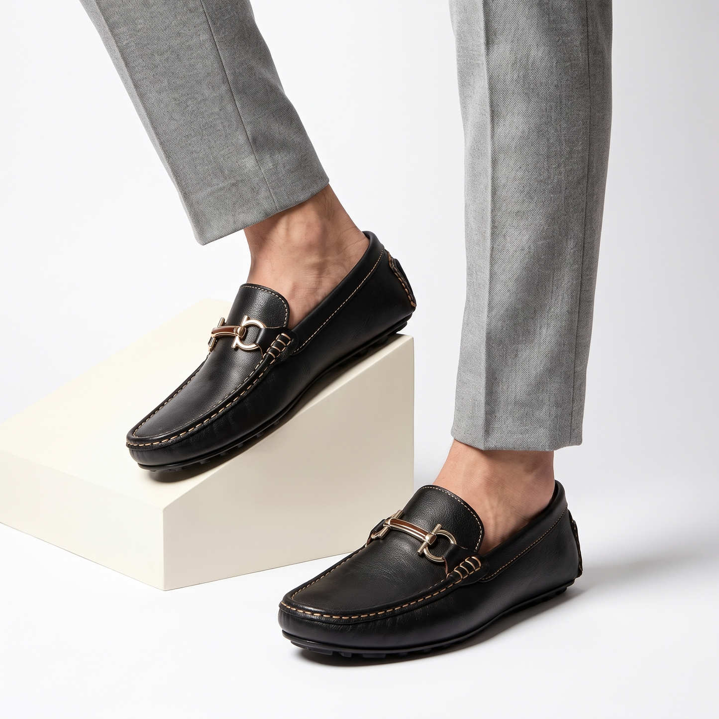 Marchetti Horsebit Driving Loafer