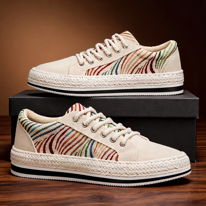 Rousseau Striped Espadrille Sneakers