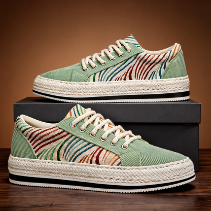 Rousseau Striped Espadrille Sneakers