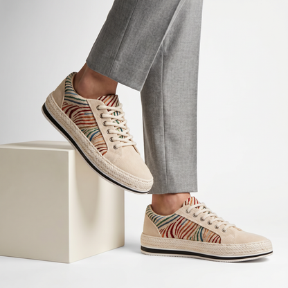 Rousseau Striped Espadrille Sneakers