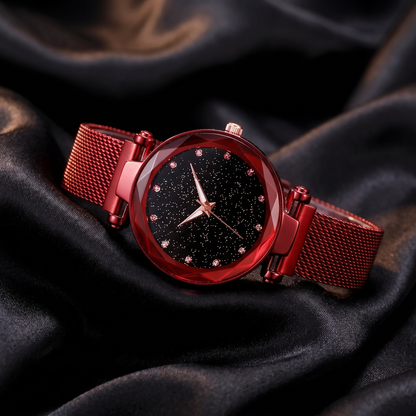 Celestia Faceted Crystal Watch