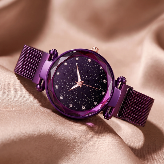 Celestia Faceted Crystal Watch