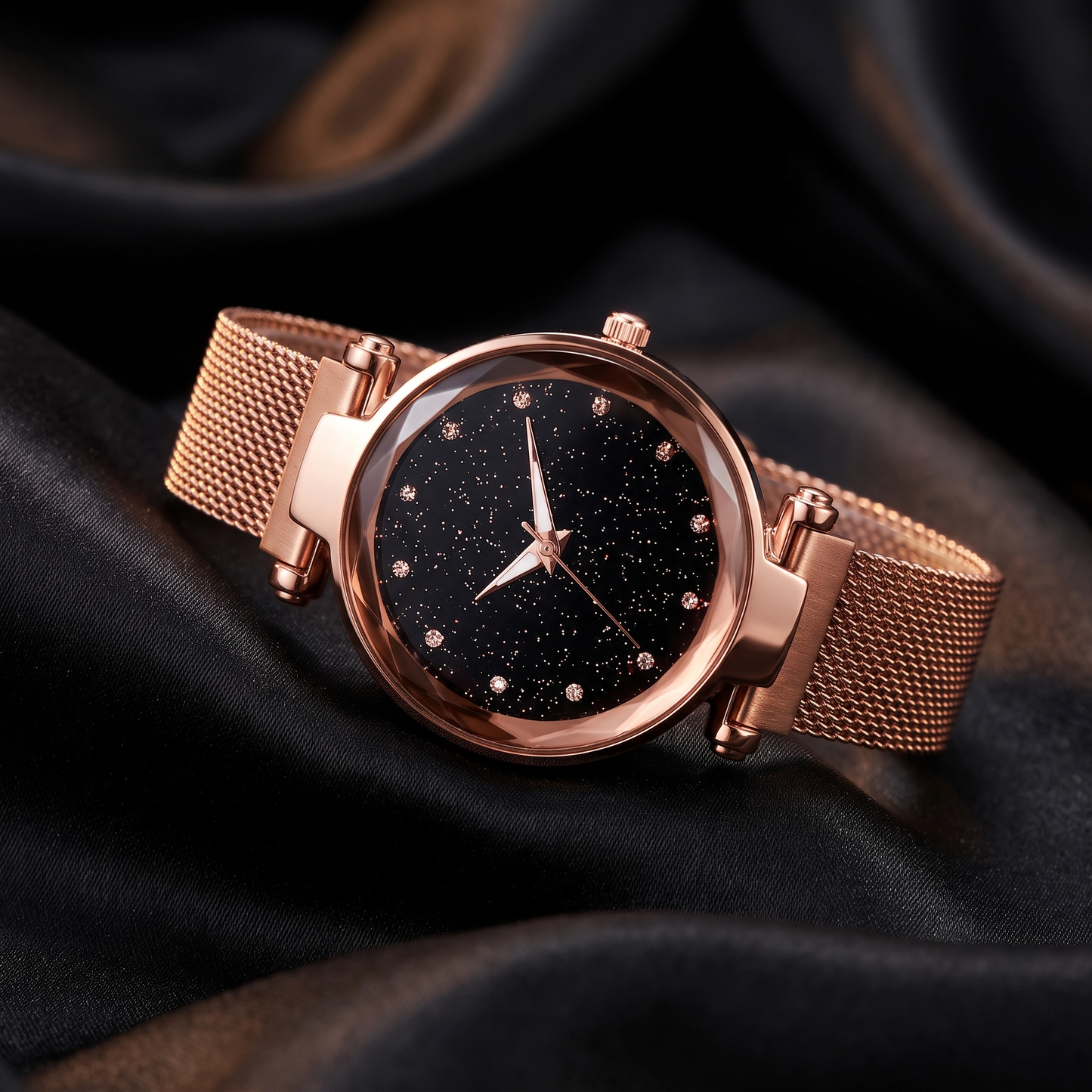 Celestia Faceted Crystal Watch