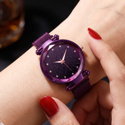 Celestia Faceted Crystal Watch