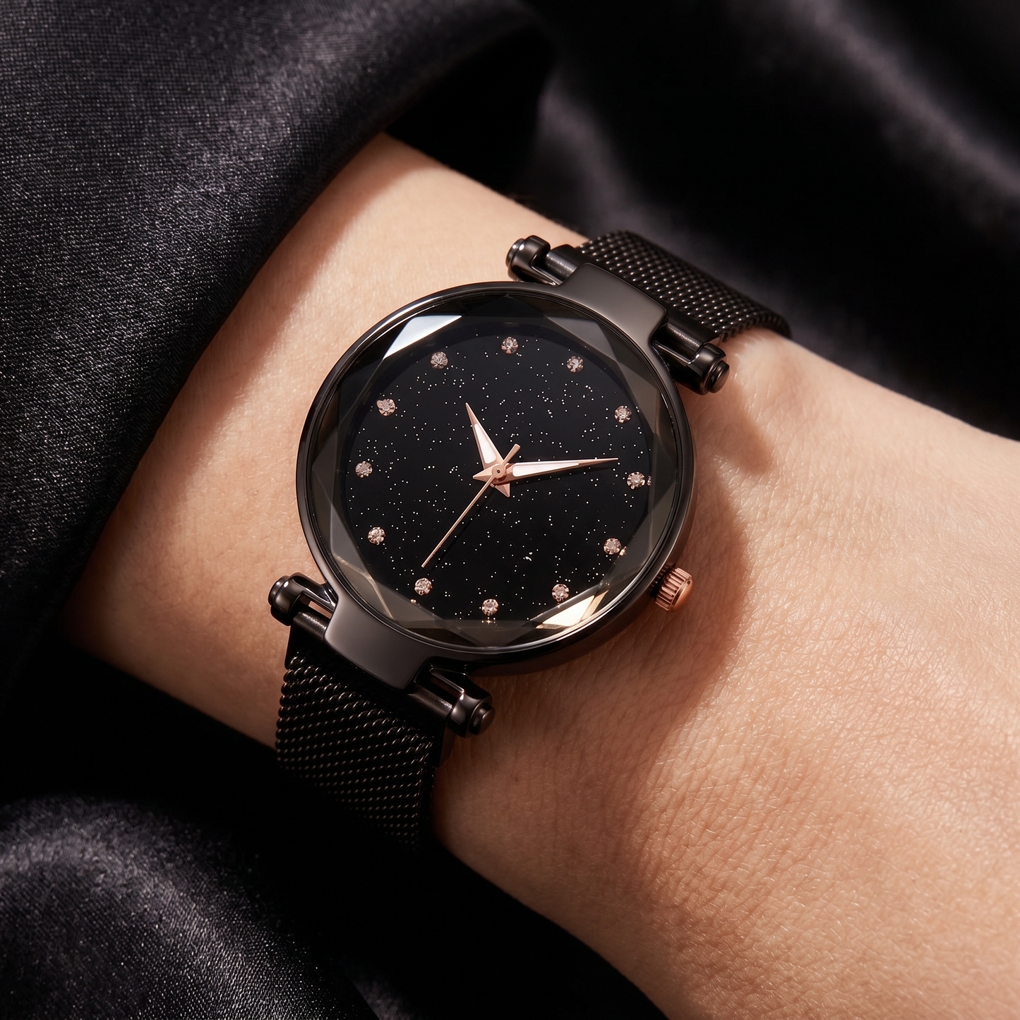 Celestia Faceted Crystal Watch