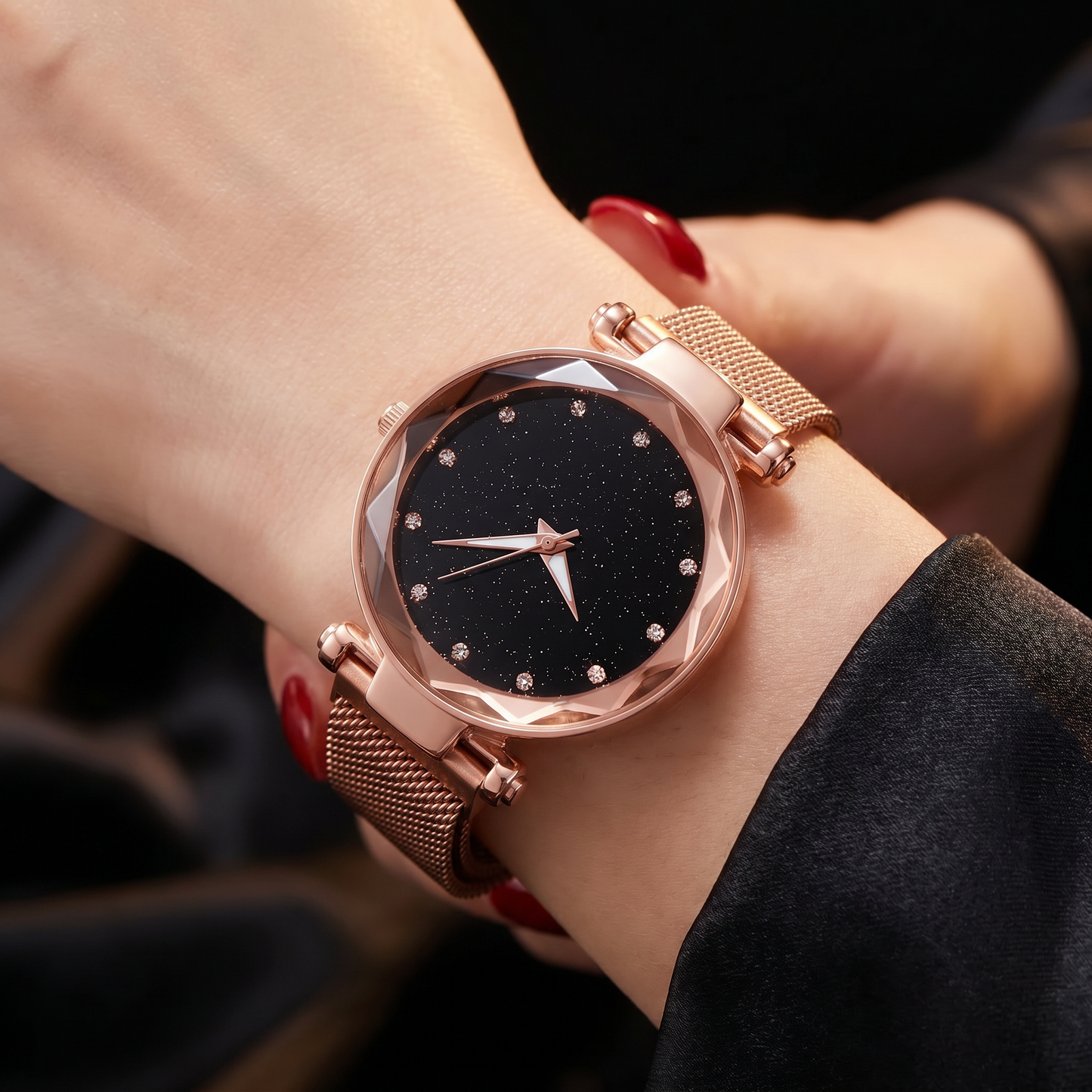 Celestia Faceted Crystal Watch