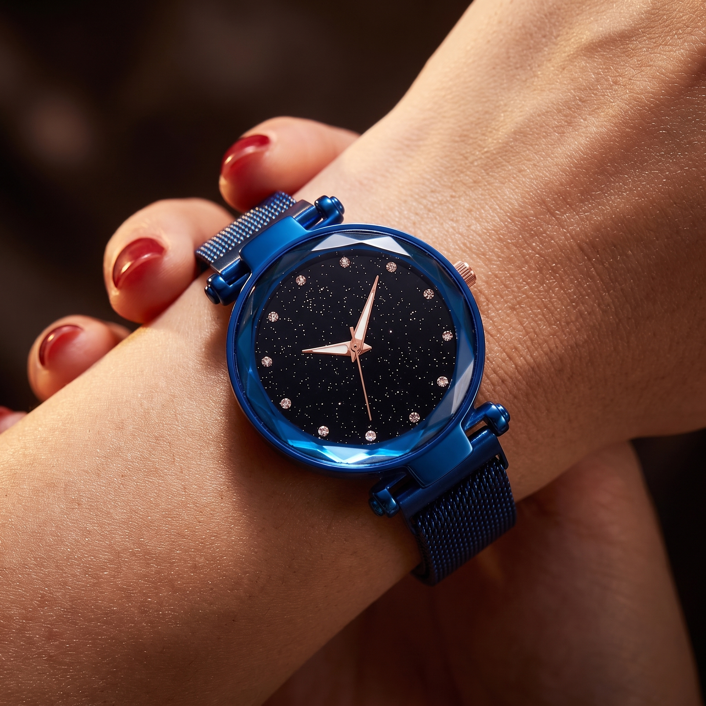 Celestia Faceted Crystal Watch
