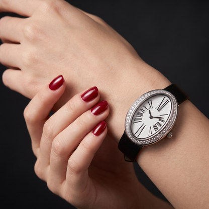Marchesa Pavé Oval Watch