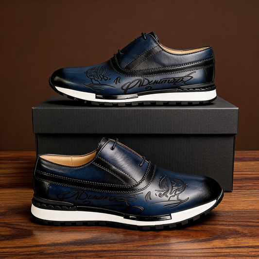 Vercelli Hand-Burnished Sneakers