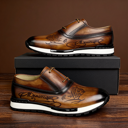 Vercelli Hand-Burnished Sneakers