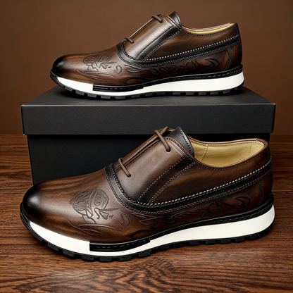 Vercelli Hand-Burnished Sneakers